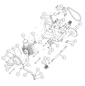 Section 09 Diagram and Parts List for MK-2420HSP 170954 MK Diamond Concrete Saw